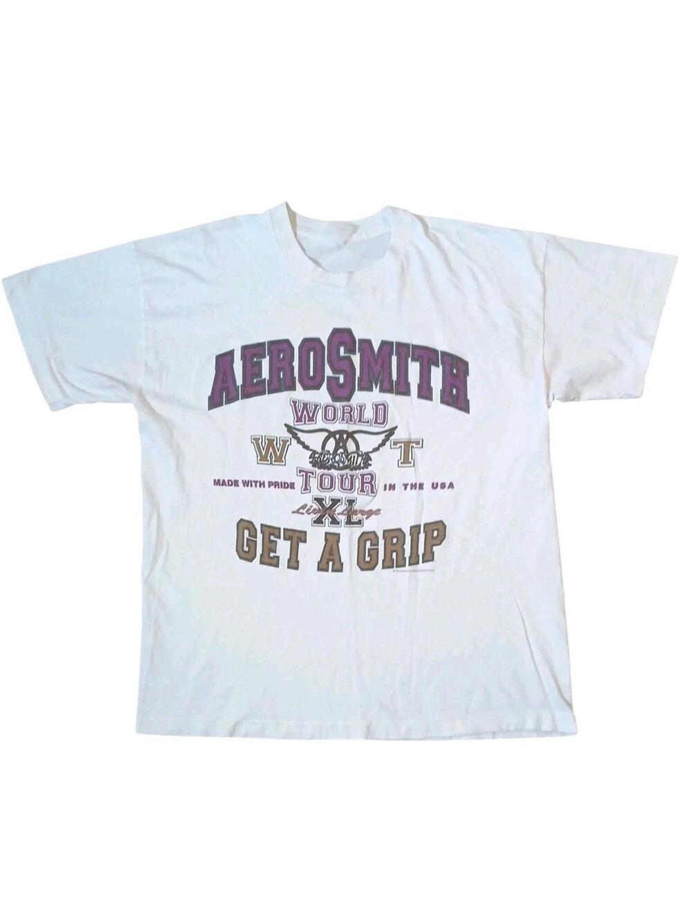 Aerosmith Get a Grip 1993 World Tour T-Shirt Size Large